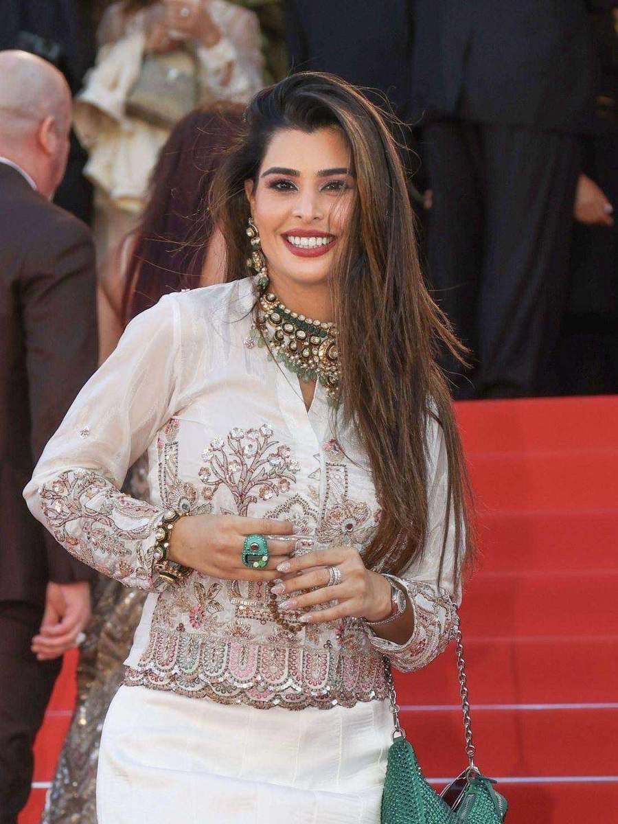 Aarti Khetarpal, styled by Tanya Jain on the Cannes red carpet